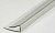 Профиль Sellex торцевой П 4 мм L=2,1 м, прозрачный