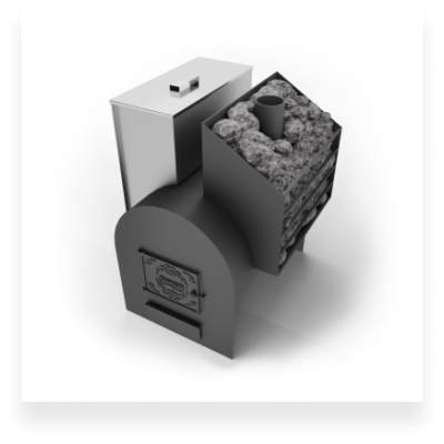 печь для бани сабантуй 3d 20 бак слева
